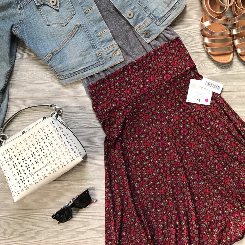 NWT LLR M AZURE SKIRT